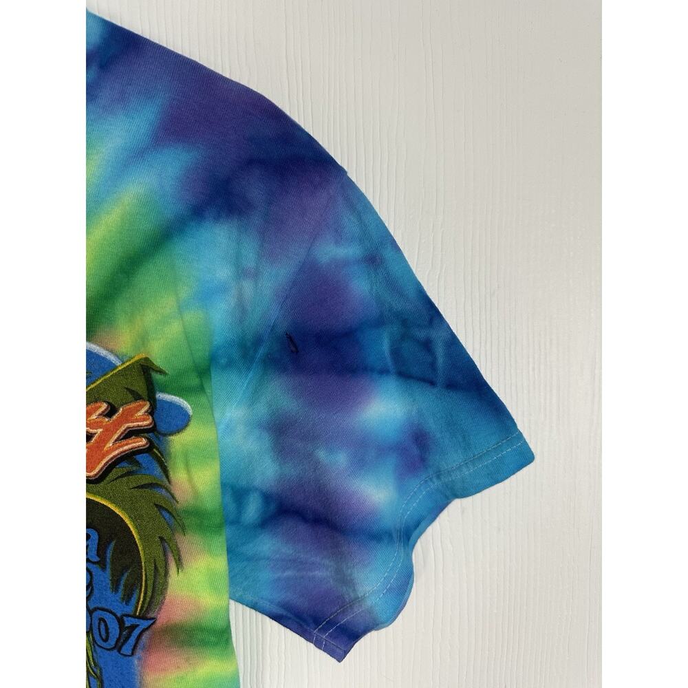 VTG Jimmy Buffett Shirt DOUBLE SIDED Tie Dye Bama Breeze Tour 2007 Concert Sz M - Picture 3 of 10